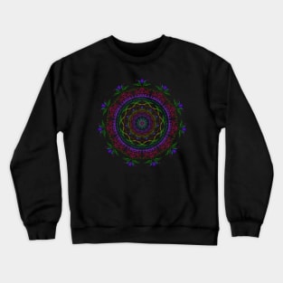 Vibrant Mandala Crewneck Sweatshirt